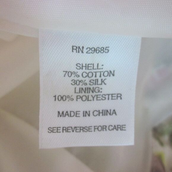 Pendleton Womens Cotton / Silk Lightweight Knee Length Floral Skirt Size 10P - Picture 7 of 12